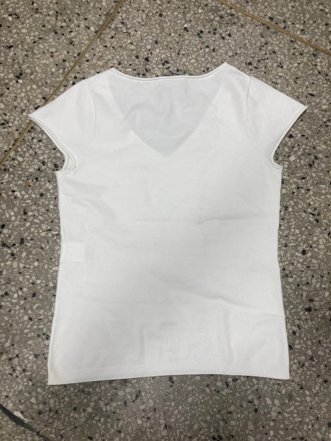 theory luxe 흰 나시티 상품이미지3