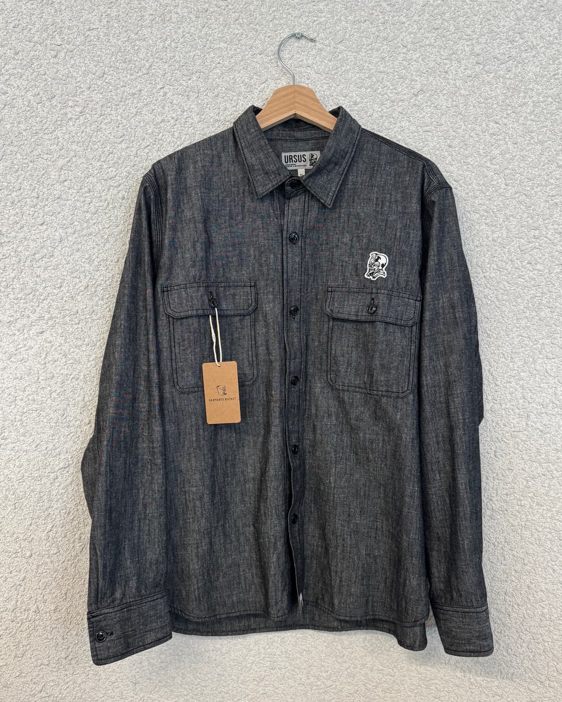 베이프 우르서스 샴브레이 셔츠 상품이미지2