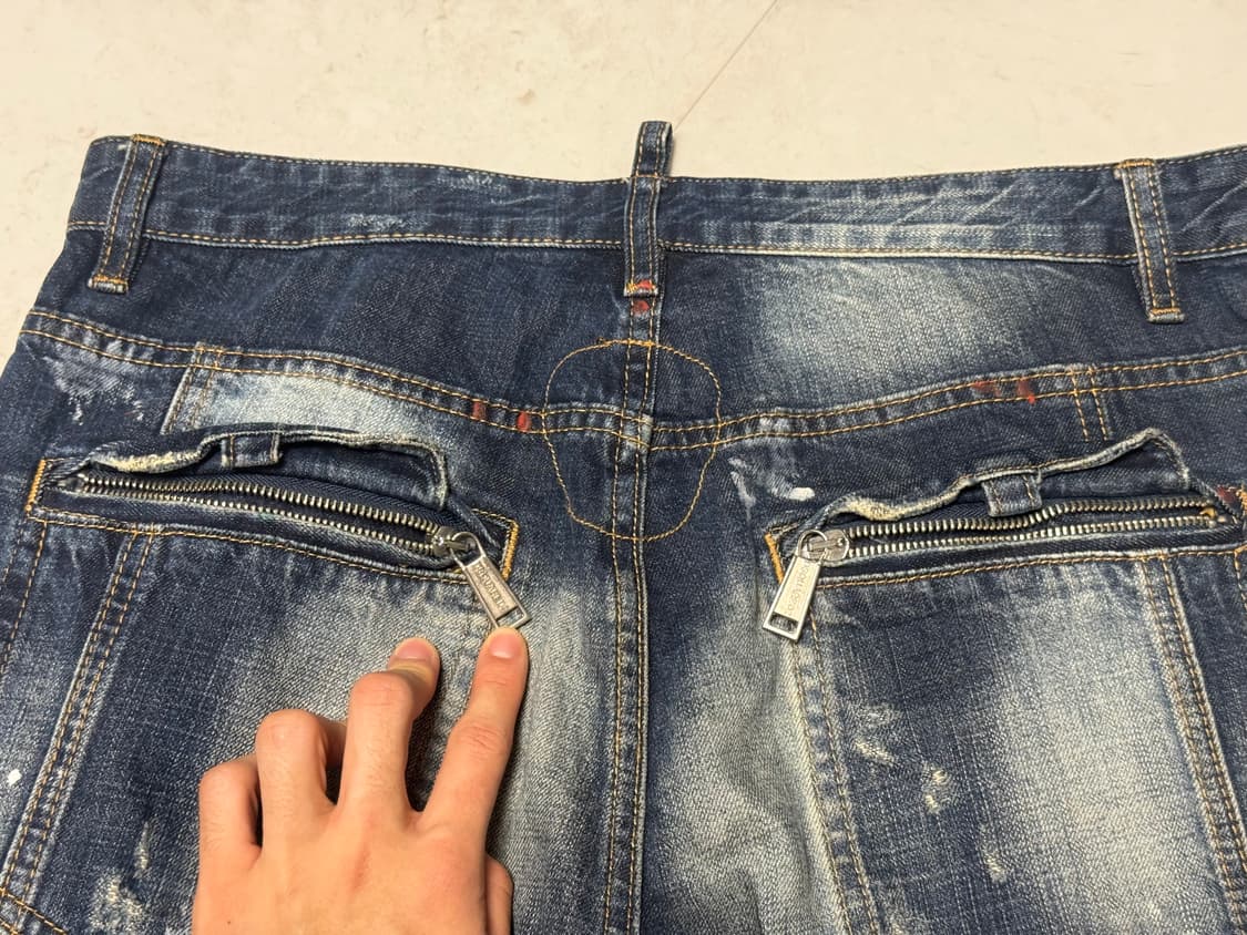 Dsquared2 Coal Miner biker Denim pants 상품이미지5