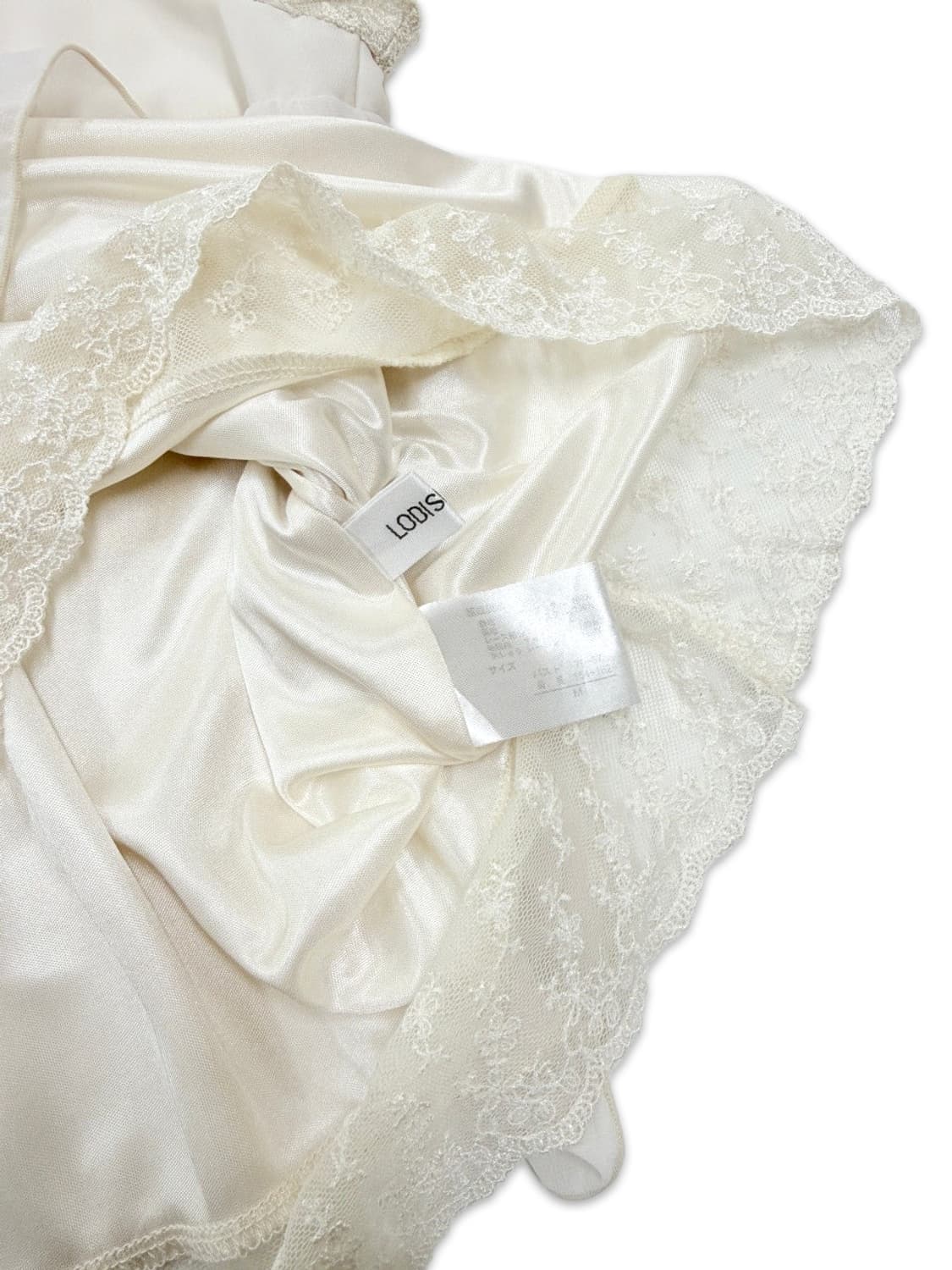 빈티지 화이트 레이스 프릴 모리 블라우스 상품이미지5