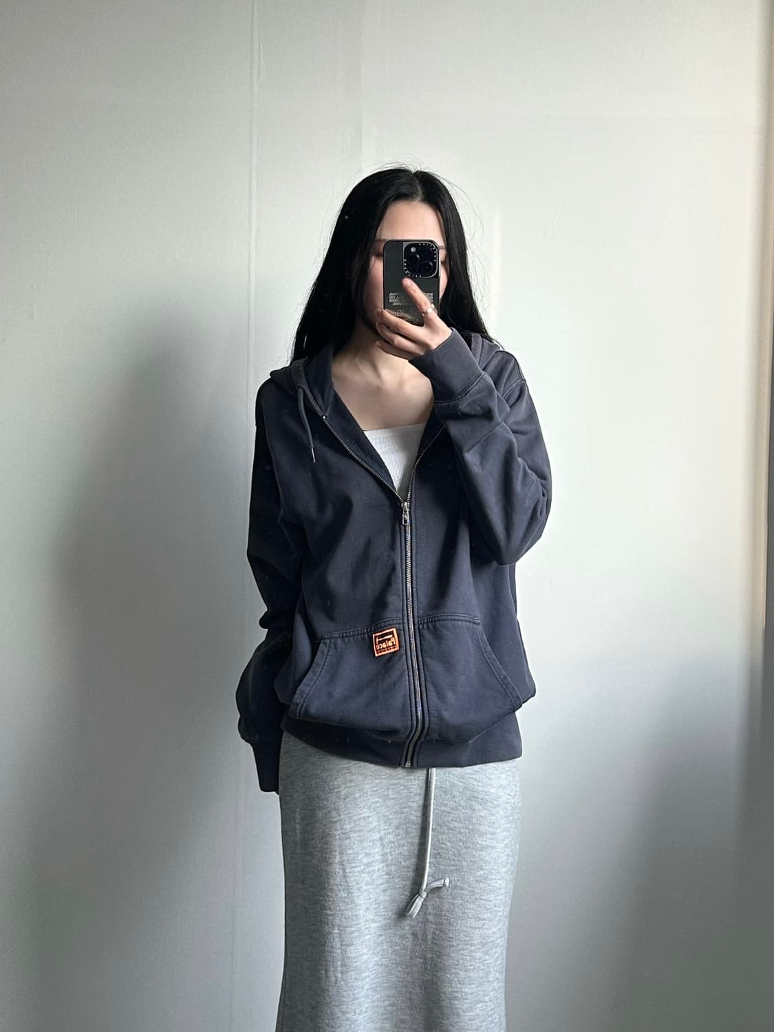 팔라스 하드웨어 콜라보 빅로고 후드집업 상품이미지1