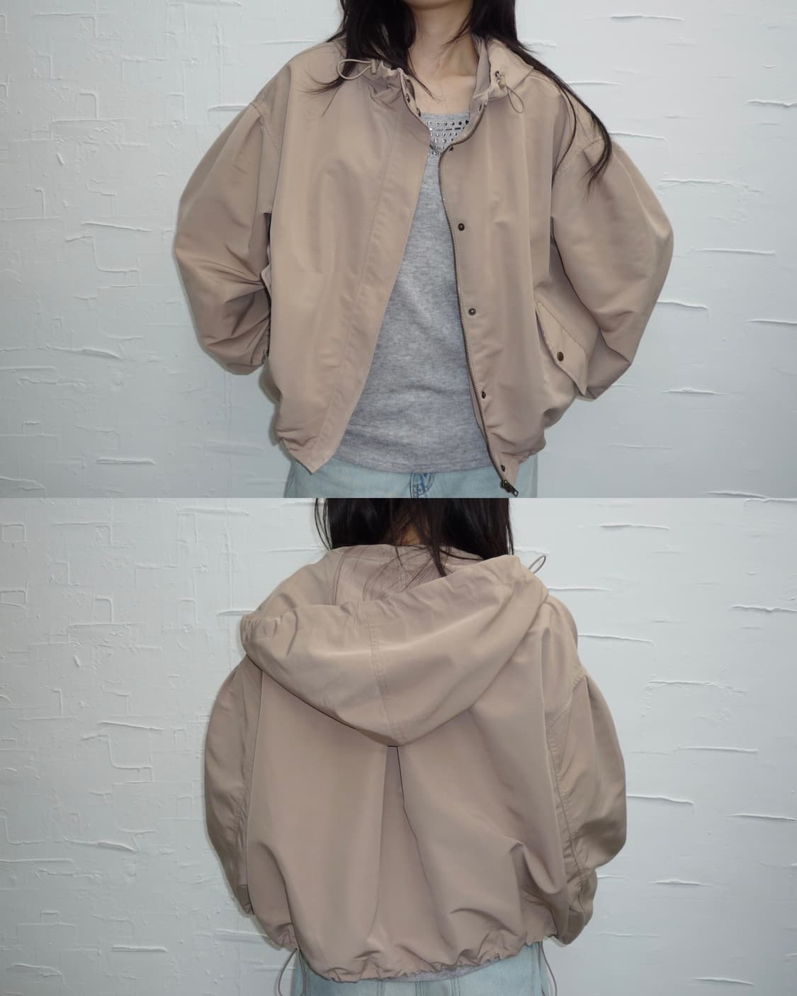 beige short windbreakers 상품이미지2
