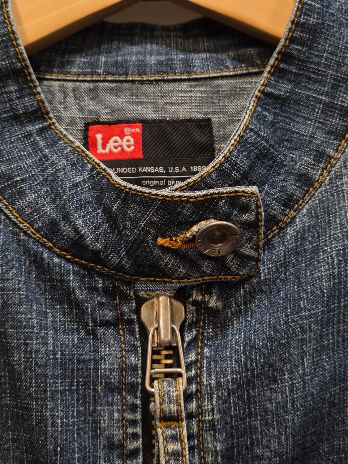 [95] 리 Lee 데님 라이더 재킷 빈티지 청자켓 집업 4.9 상품이미지6