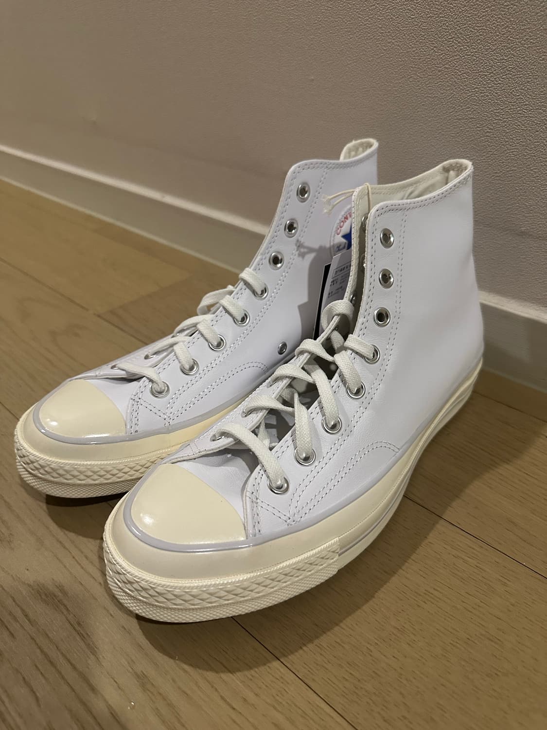 컨버스 척 70 하이 레더(화이트)[280] 상품이미지1