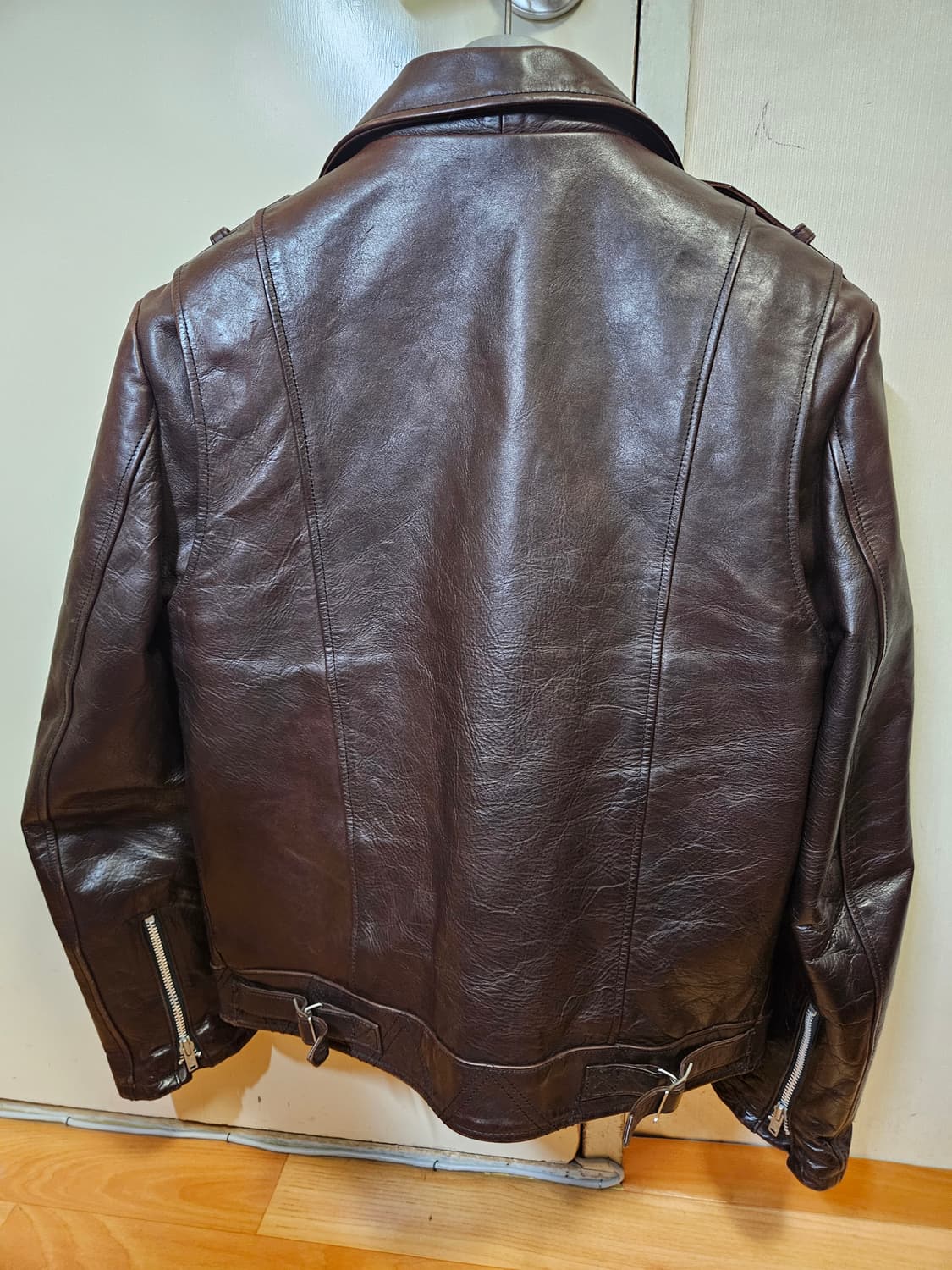 95 M) 디아프바인 죠니 홀스하이드 말가죽 더블라이더 레더 자켓 상품이미지2