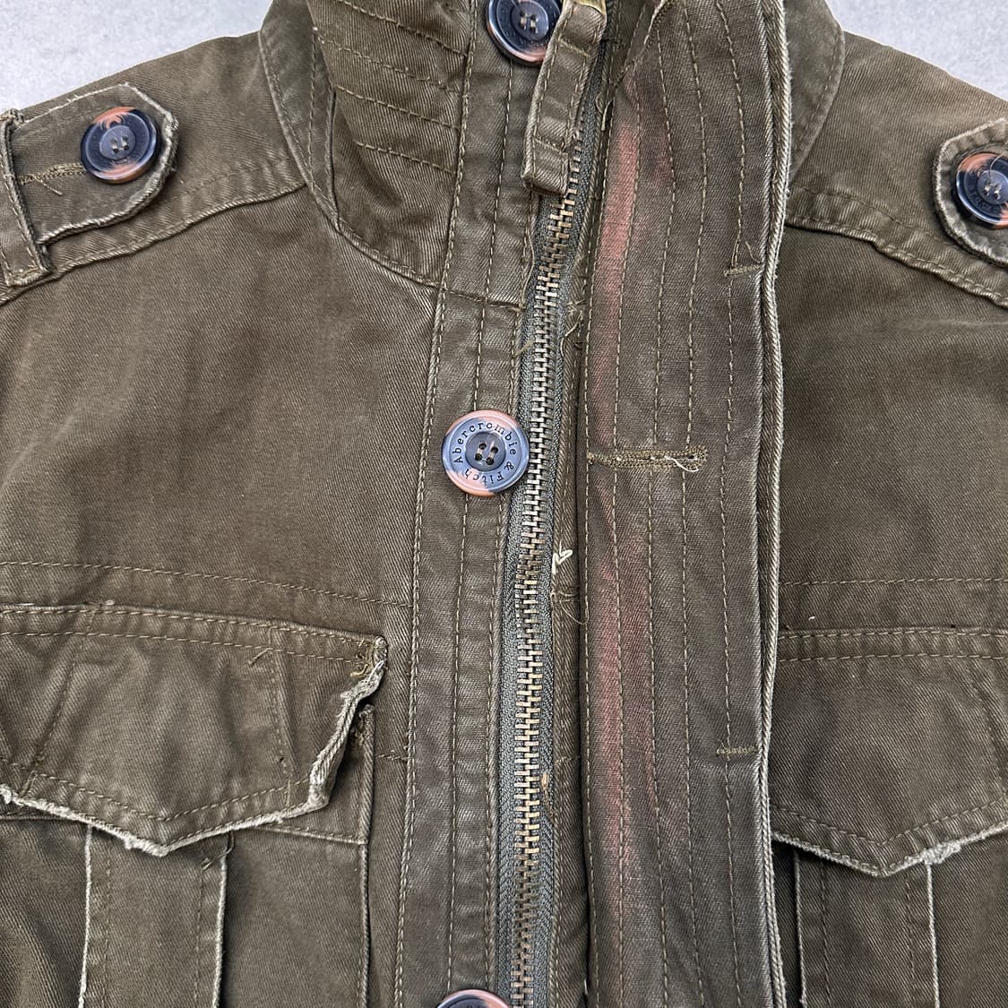 아베크롬비 센티넬 M-65 필드자켓 카키 상품이미지5