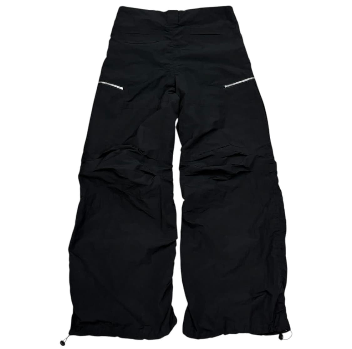 나체 퍼거링 카고 트랙 스트링 팬츠 블랙 상품이미지2