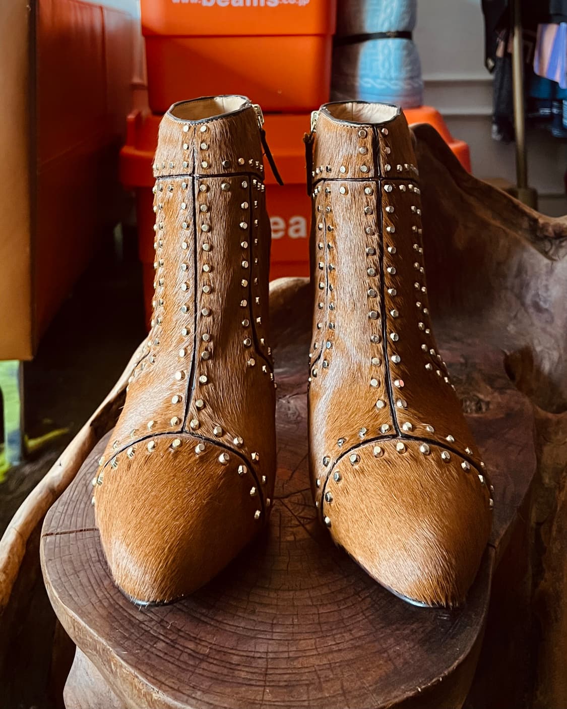 UNITED NUDE Real Pony Hair Studs Heel 상품이미지3