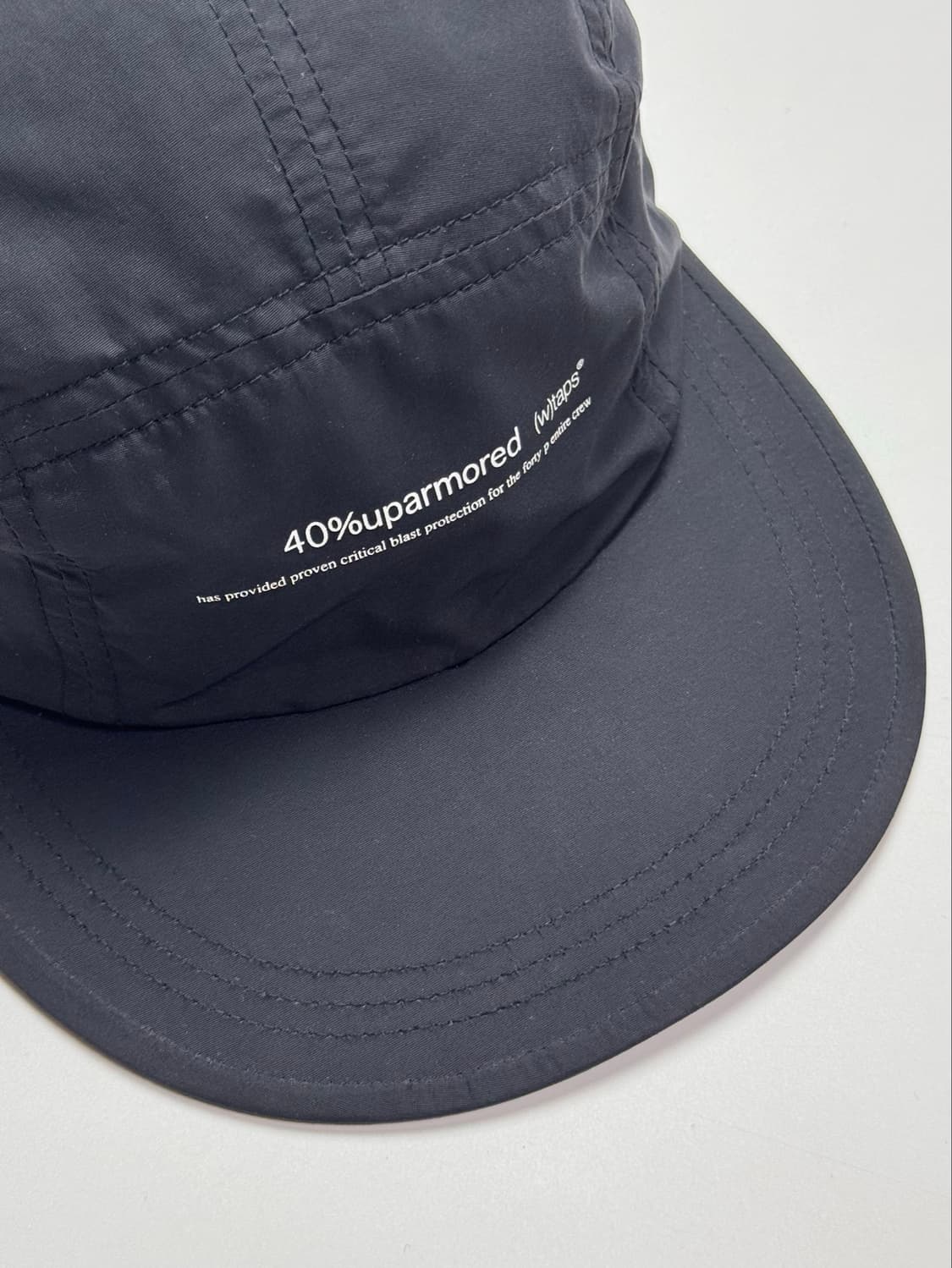 WTAPS T-5 더블탭스 나일론 캡 볼캡 모자 블랙 상품이미지2