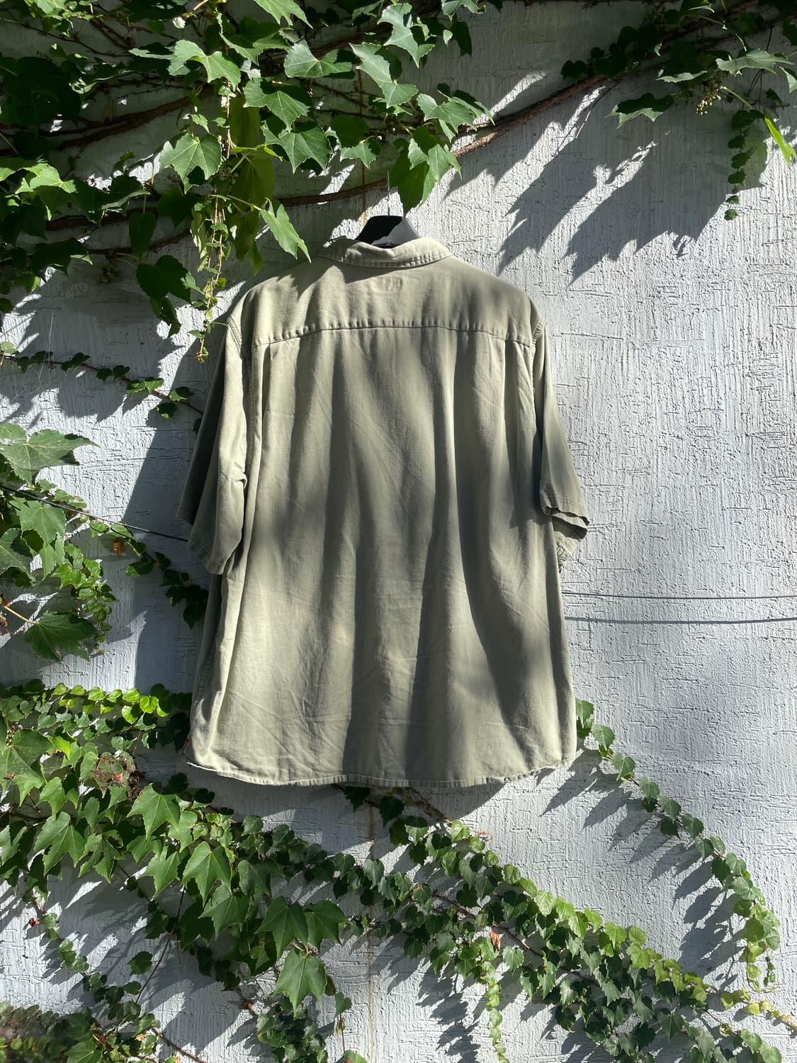 Wrangler work 1/2 shirt (olive green) 상품이미지3