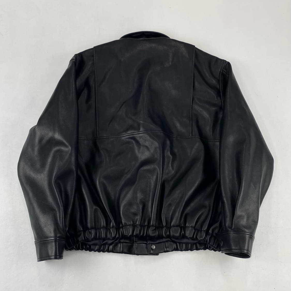 Haleine 알렌느 블랙 A-2 레더 자켓 (103) 상품이미지2