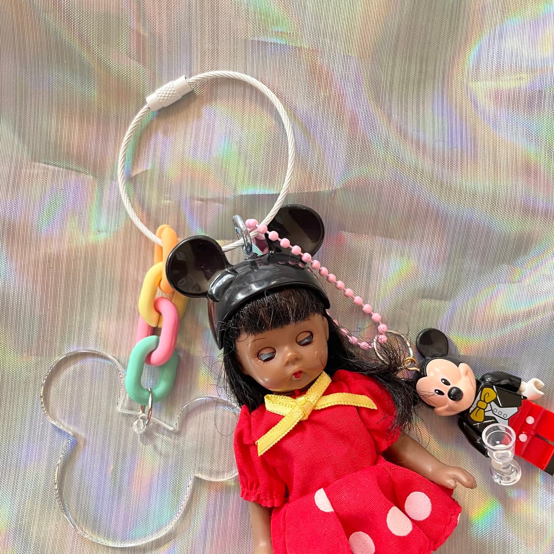 빈티지 맥마담 미키마우스 인형키링 상품이미지5