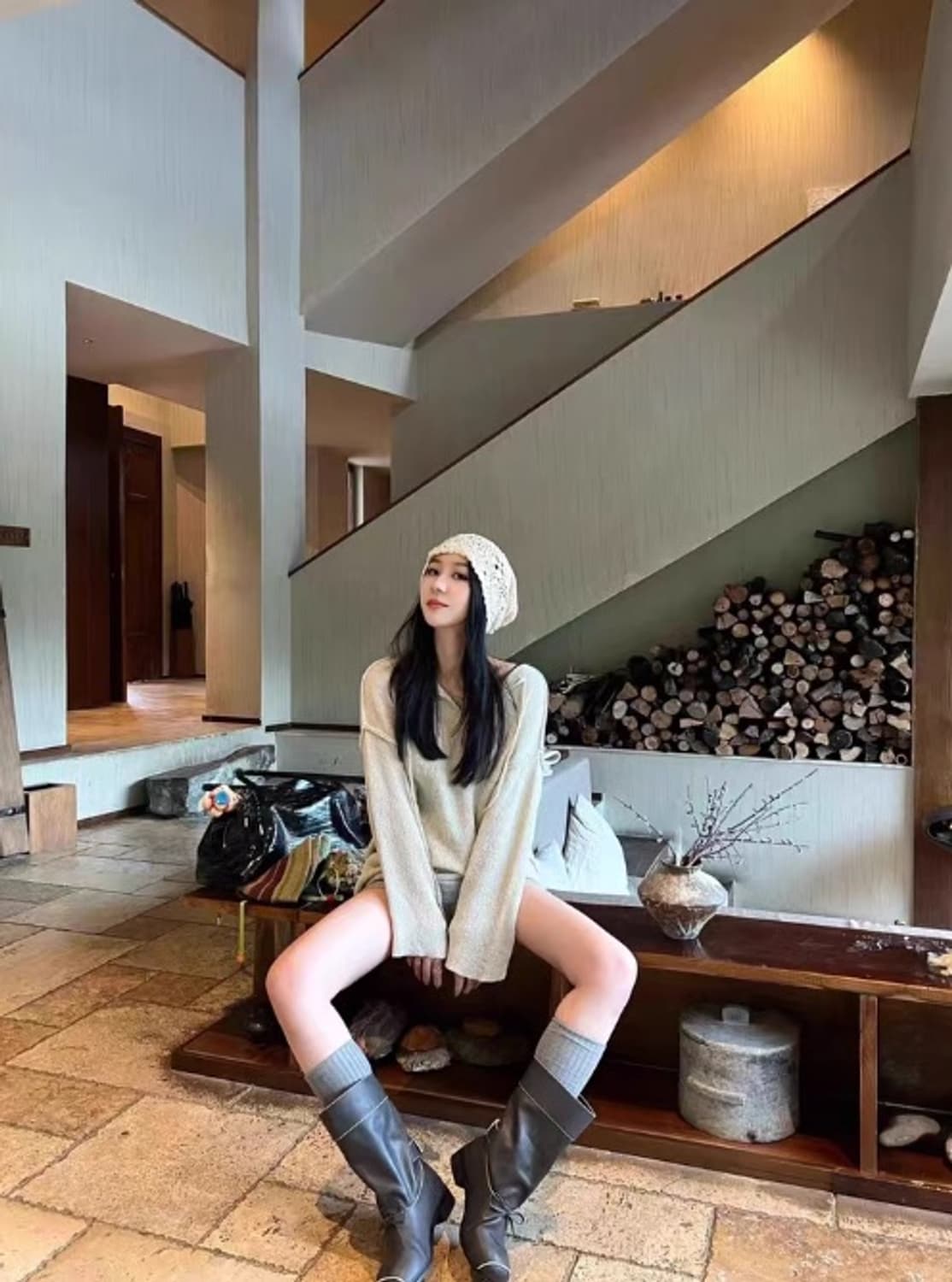 open yy 스타일 부츠 새상품 상품이미지2