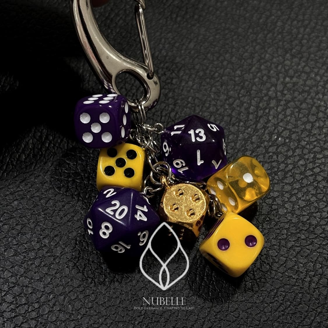 🌗 Violet dice keyring / 바이올렛 주사위 키링 상품이미지2