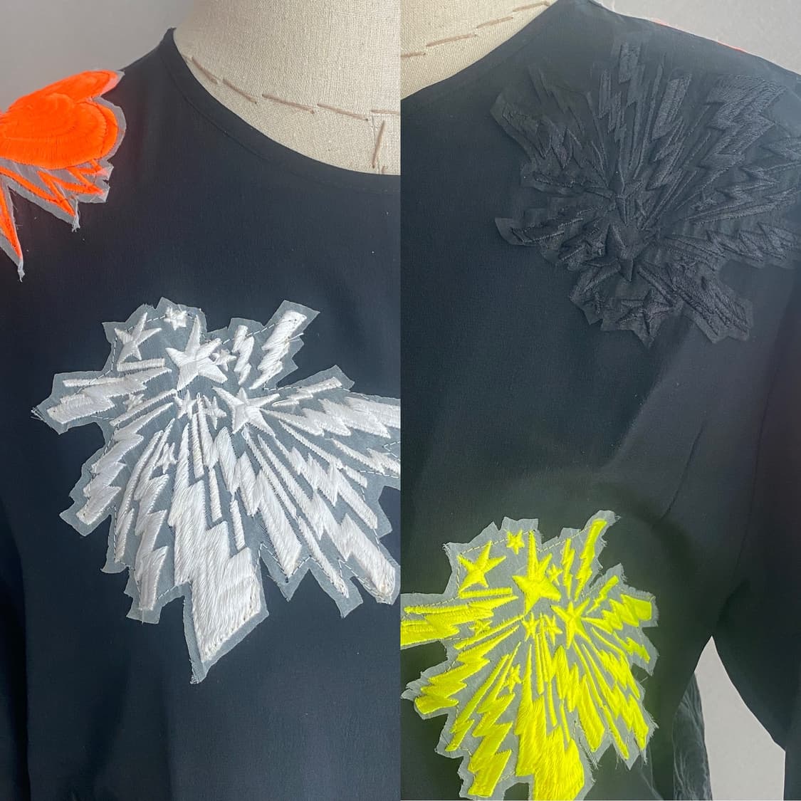 MSGM 아트웤 실크 블라우스(38) 상품이미지6