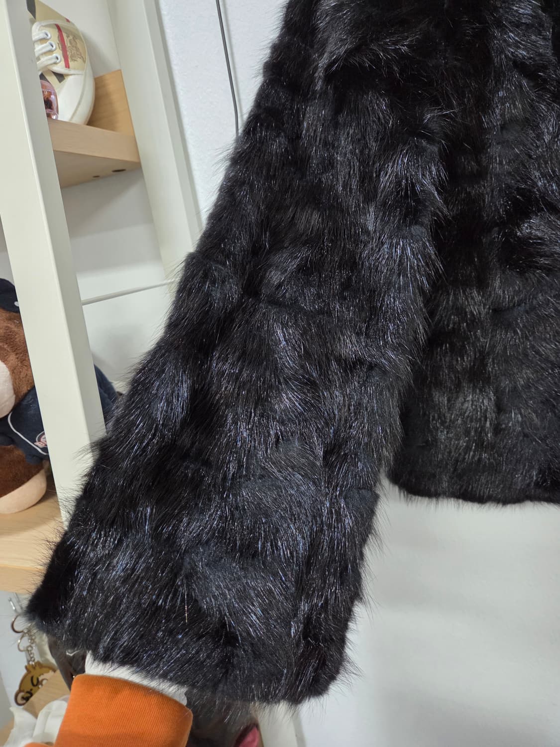 ROBO 블랙 밍크 퍼 자켓 Y2K 상품이미지3