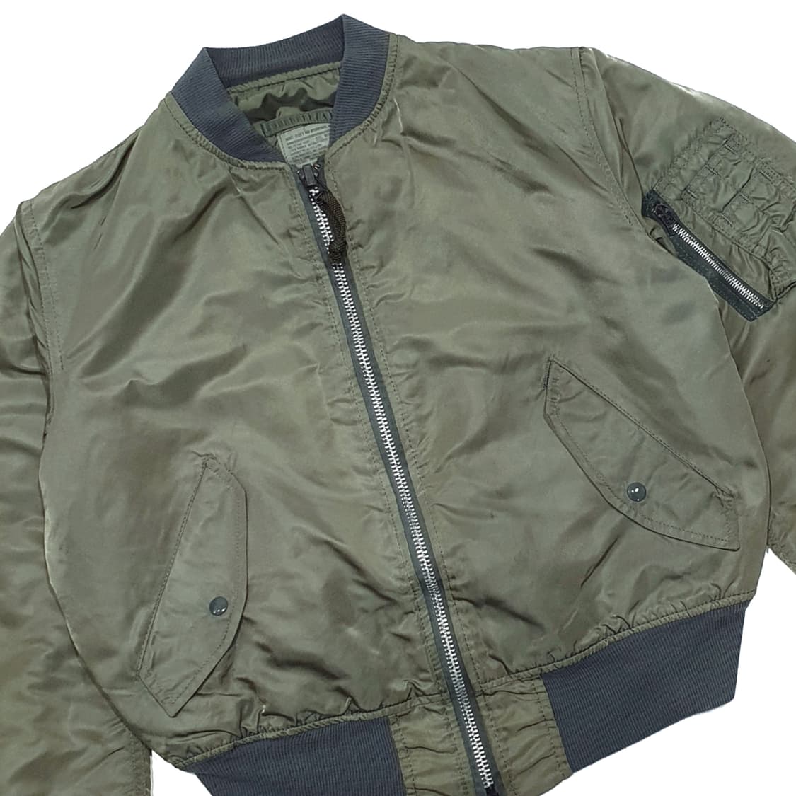 알파 90s ma-1 그라운드크루 m(105) usa made 상품이미지3