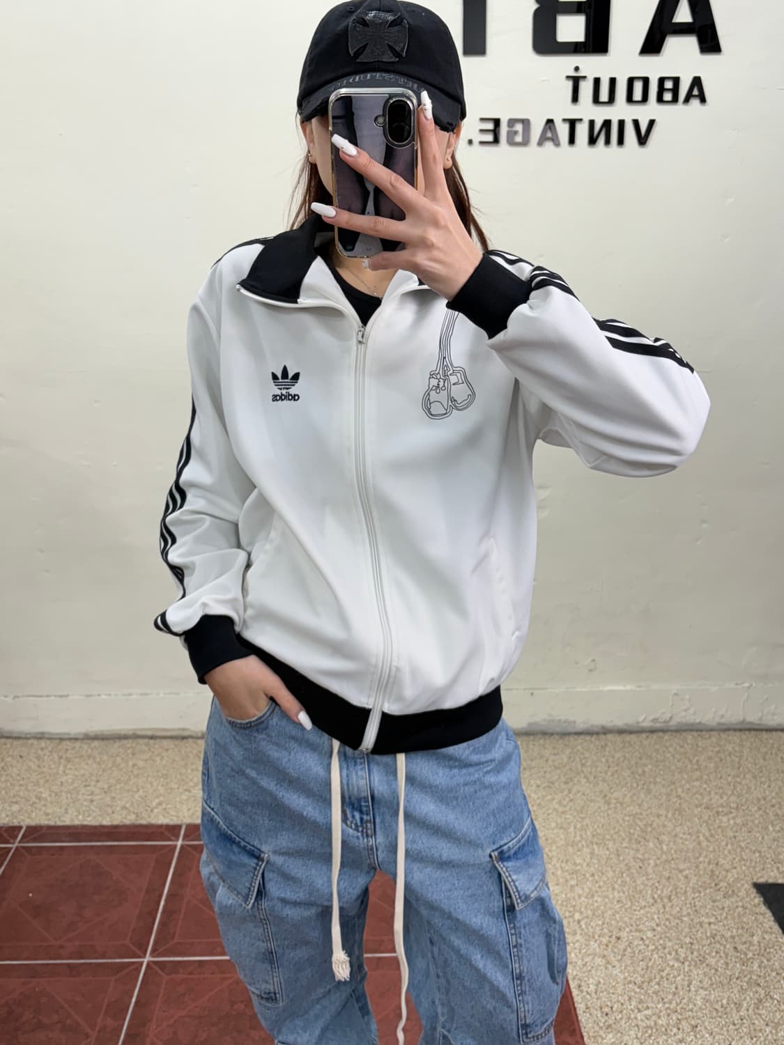 아디다스 무하마드 알리 화이트 트랙탑 져지 상품이미지2