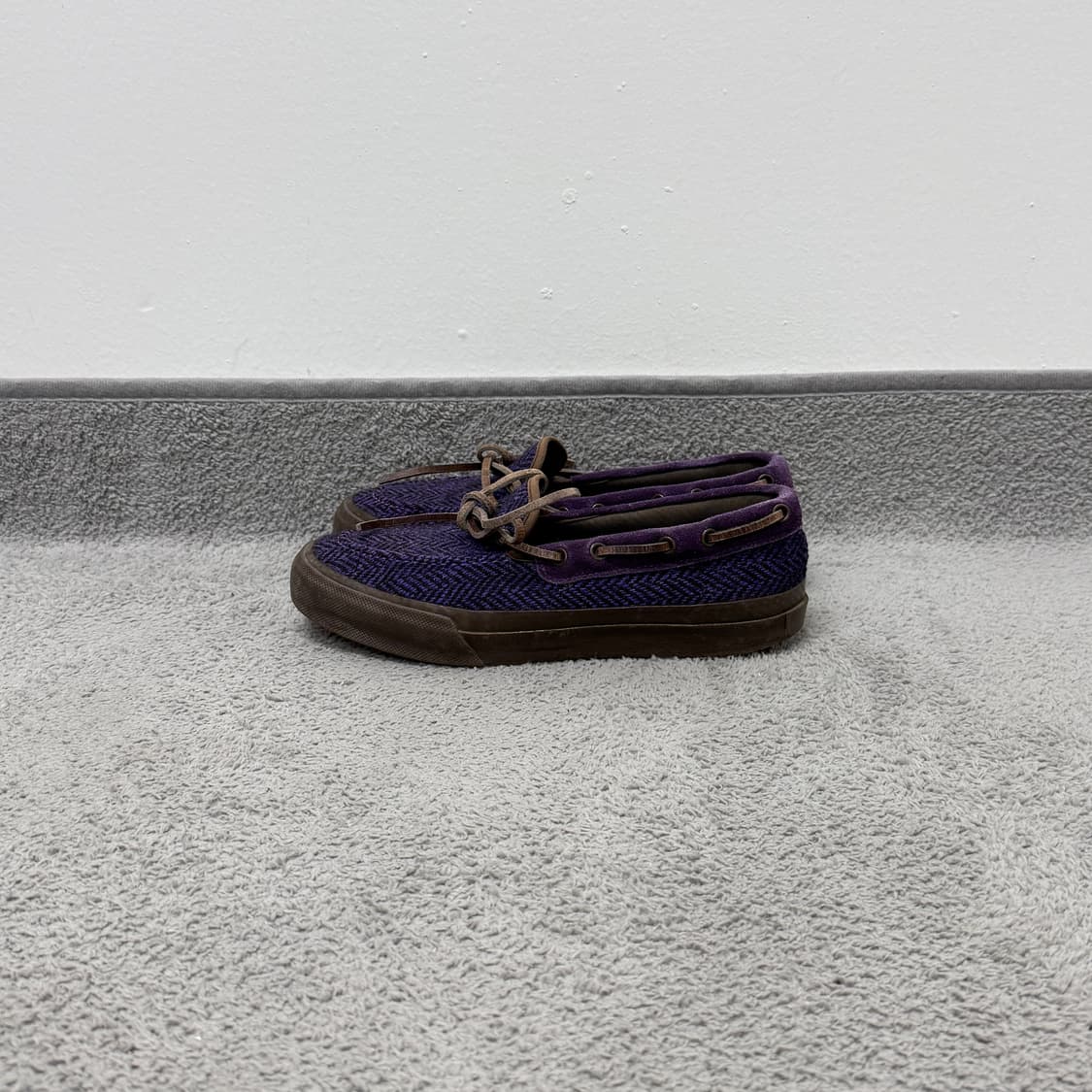 Needles x Harris Tweed boat shoes 상품이미지2