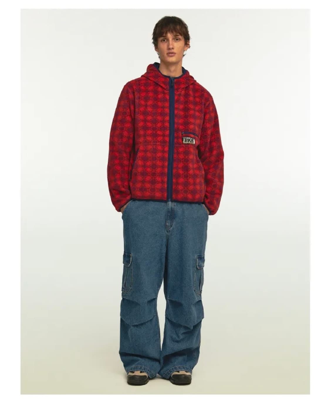 [ 테켓]Weekend Reversible Fleece Jaket Red 상품이미지6