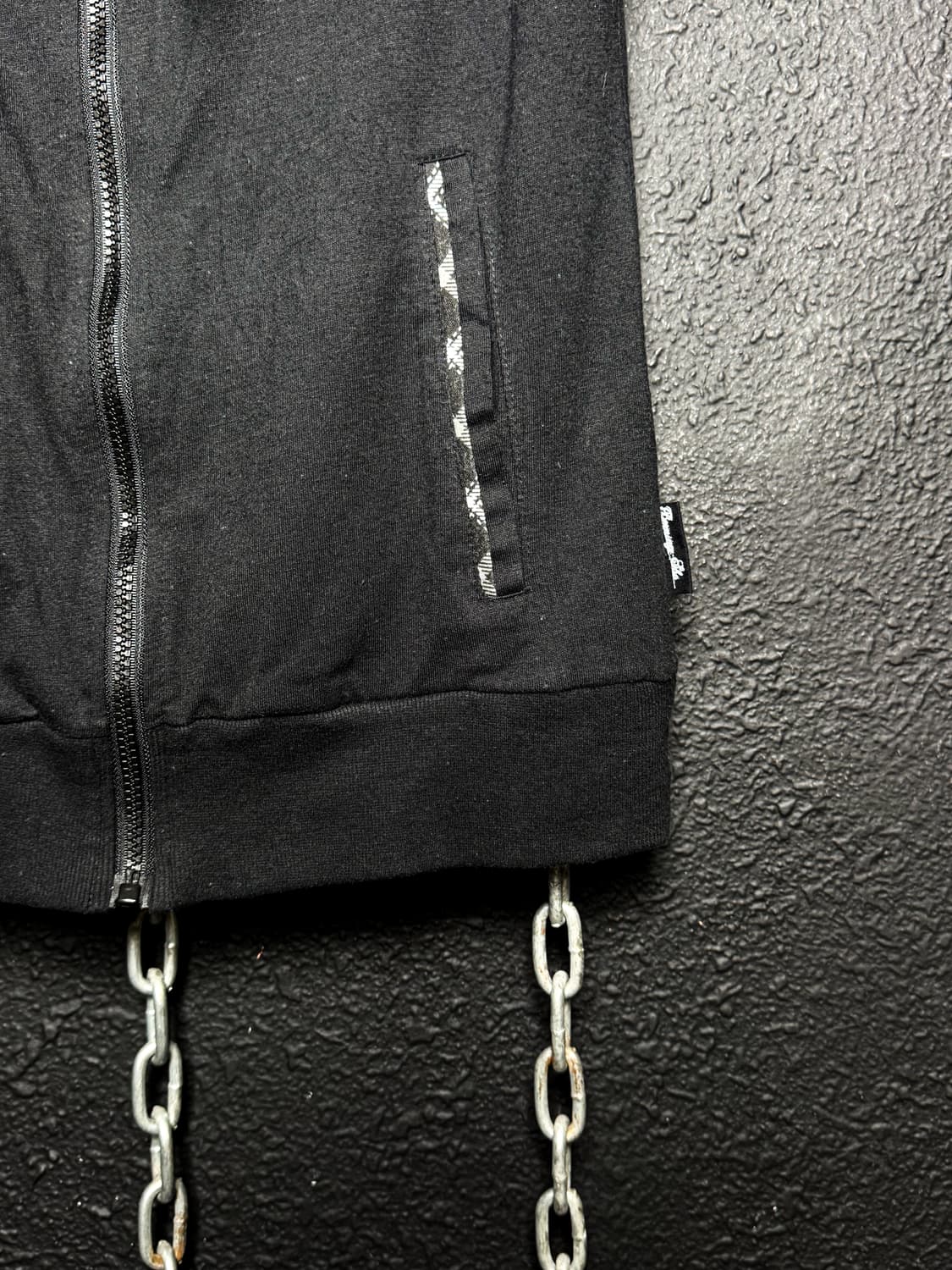 Burnings Sho - Black Gimic Hood Zip-Up 상품이미지8