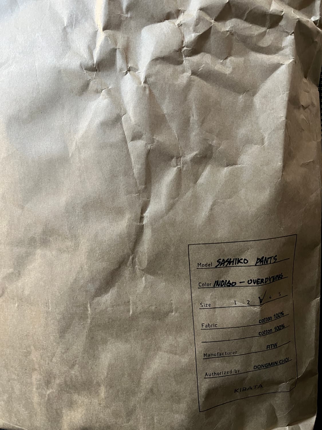 키바타(KIBATA) 사시코 Layered Natural Overdye 상품이미지3