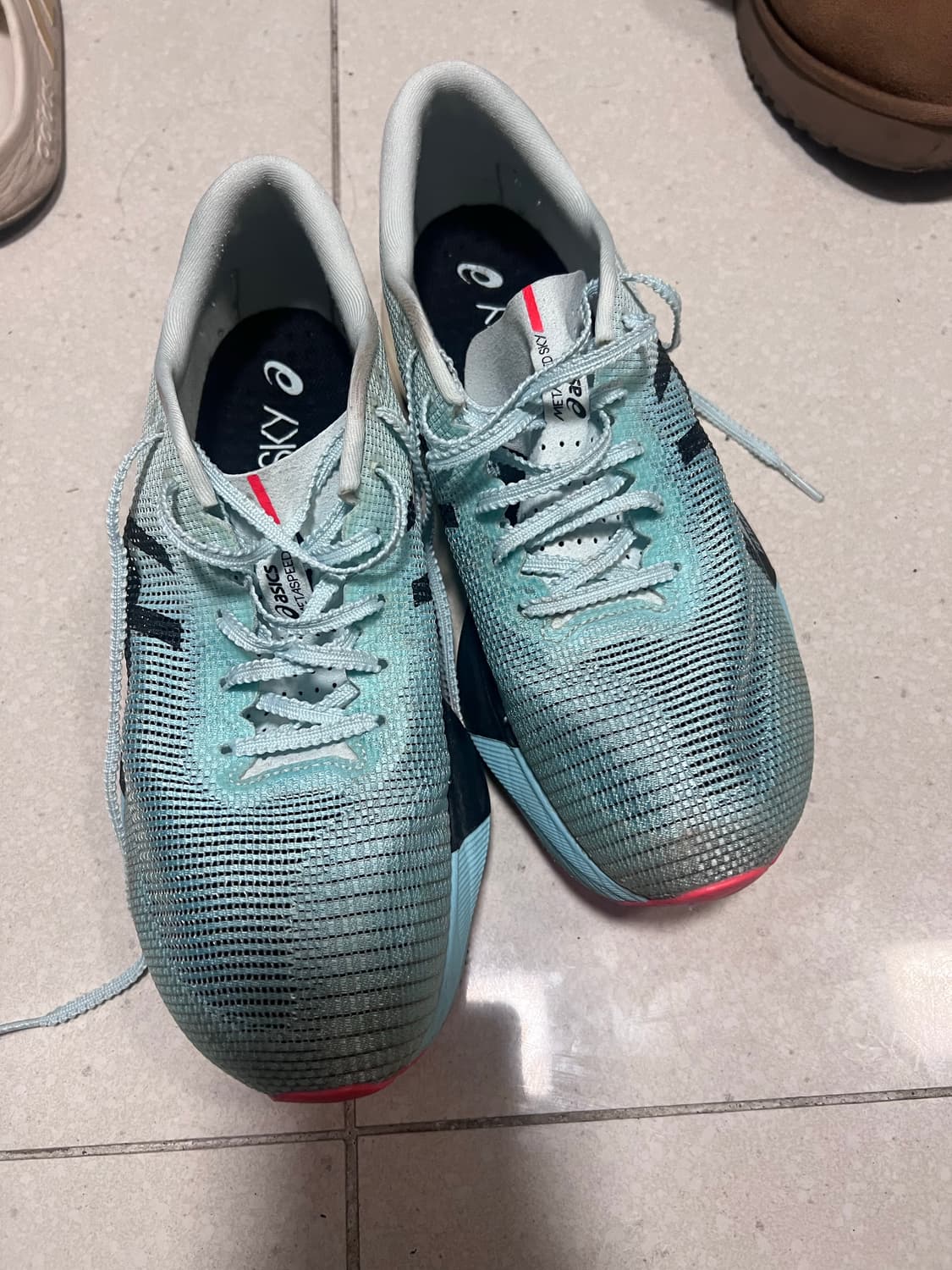 아식스 메타스피드 스카이 민트 265사이즈 상품이미지1