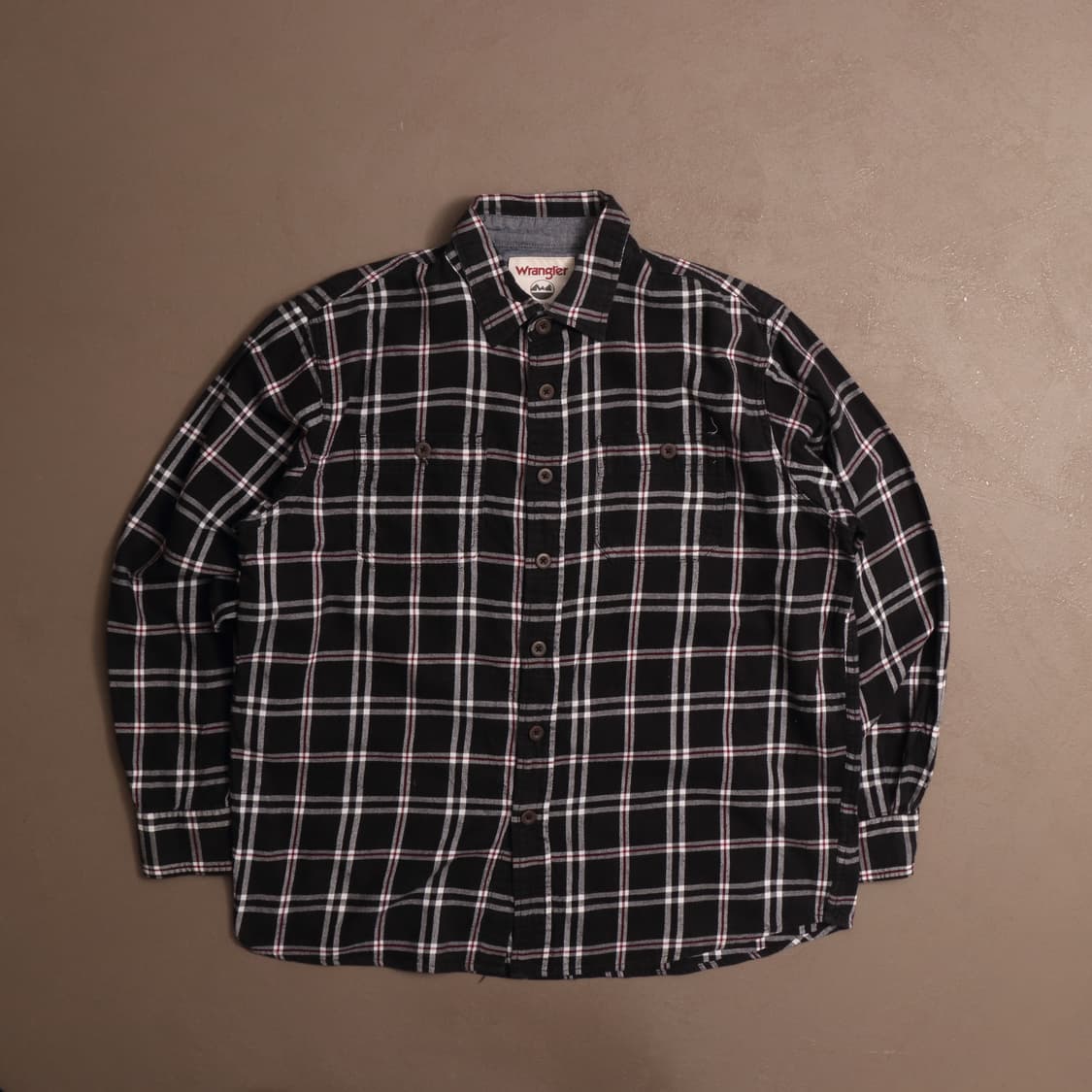 랭글러 아웃도어 코튼 체크셔츠 A1709 상품이미지1