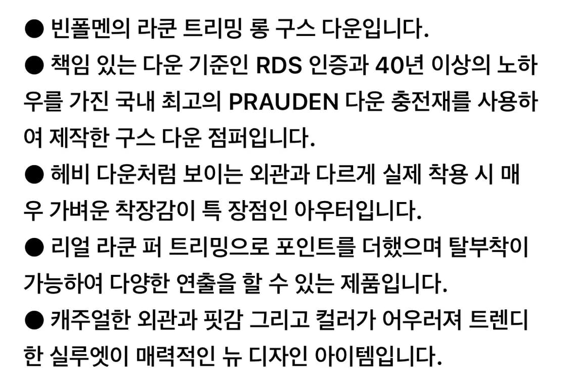 [100] 빈폴 헤비다운 파카 상품이미지3