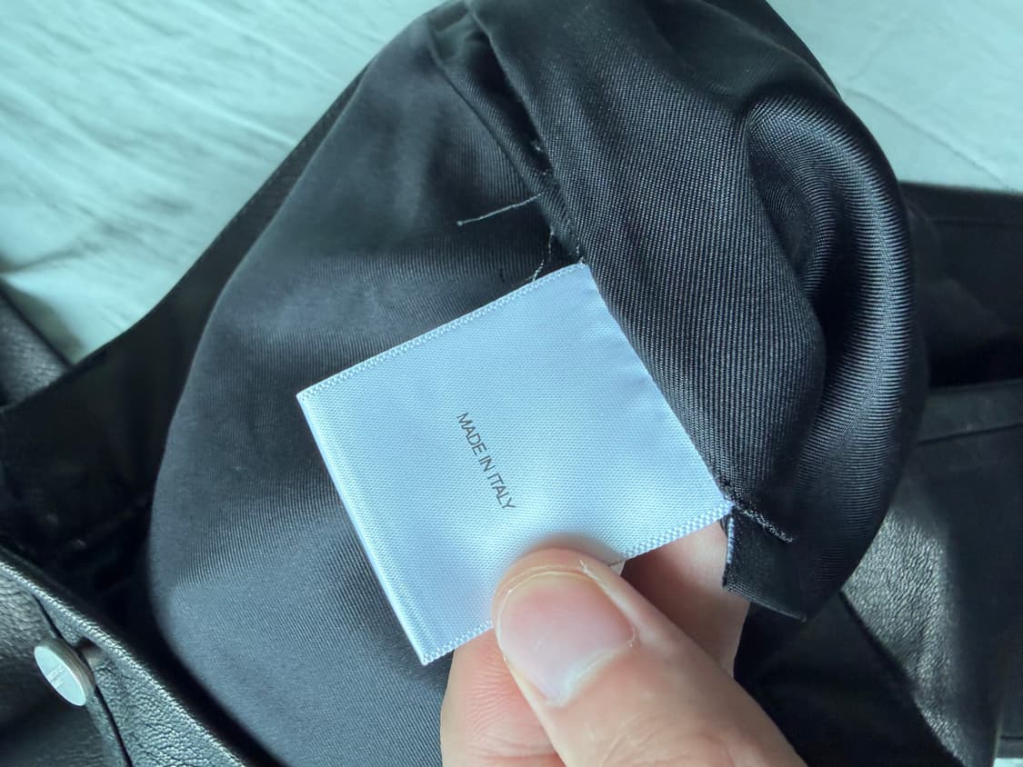 [36] ERD 앙팡 리쉬 데프리메 레더 플레어 진 블랙 erd 플레어진 상품이미지9