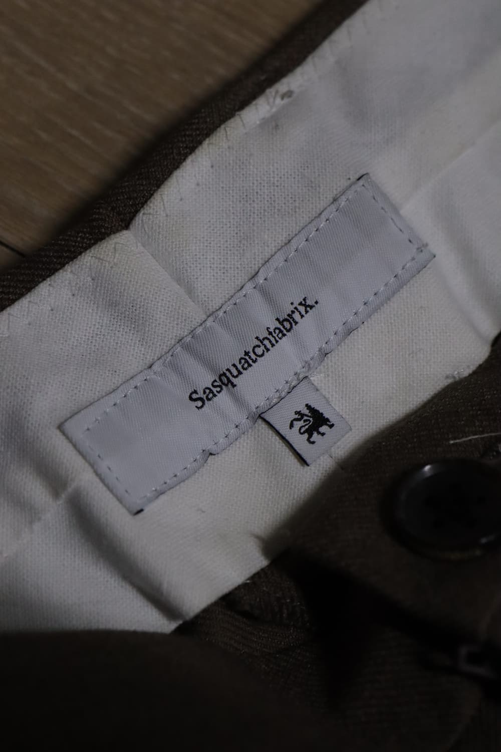 [L]사스콰치패브릭스 와이드 플레어 팬츠 상품이미지6