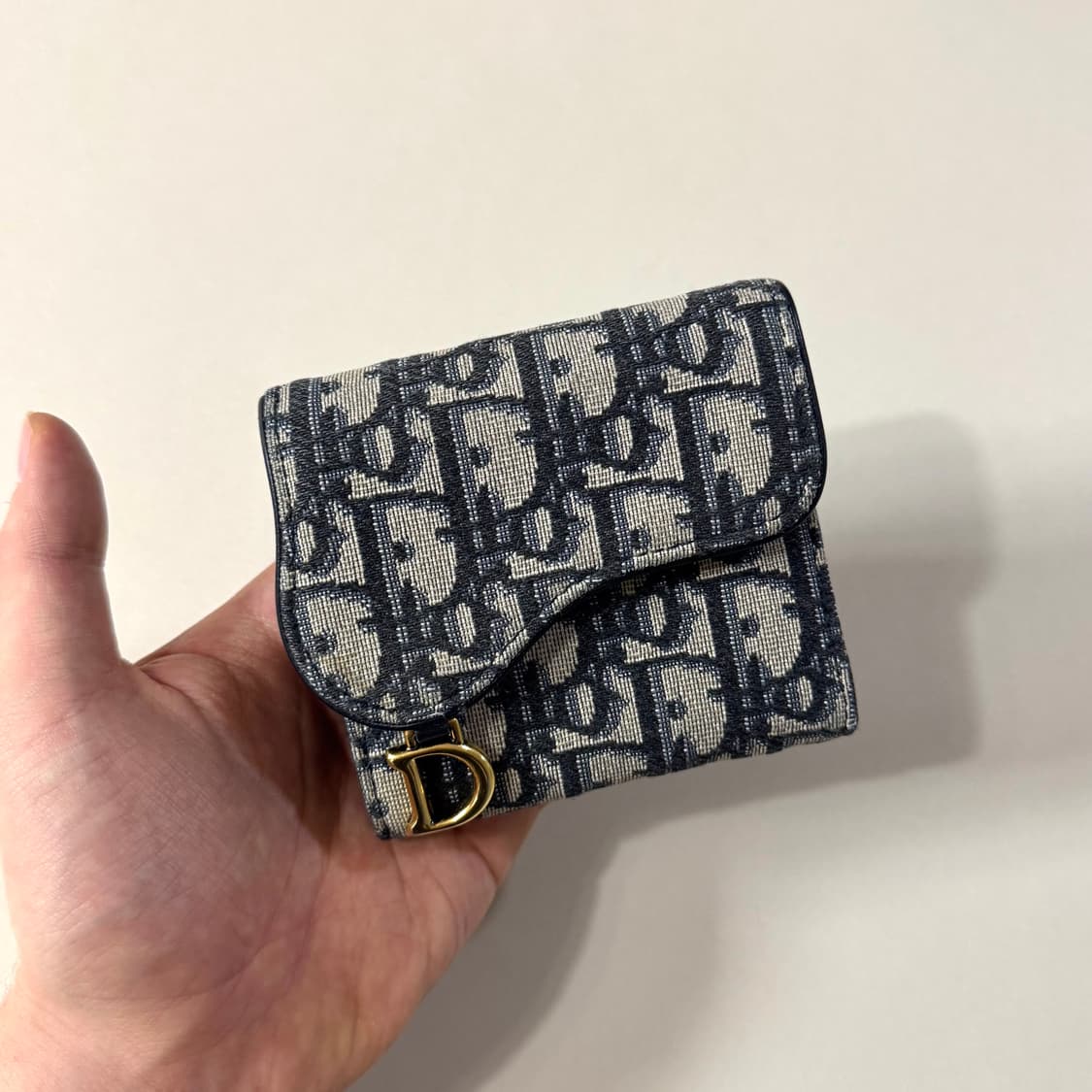 [OS/당일출고]디올 오블리크 새들 반지갑 상품이미지1