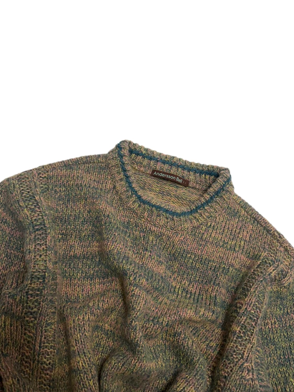 앤더슨벨 탐 멜란지 크루넥 니트 스웨터 상품이미지4