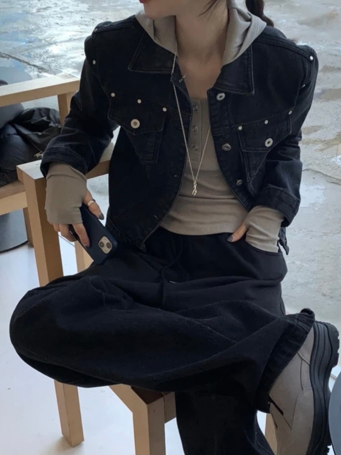 Vintage jacket 1회 착용 (정가 75000) 상품이미지1