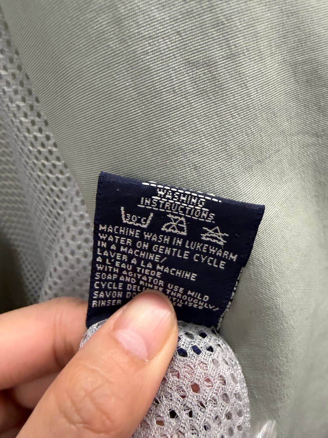 폴로 스포츠 윈드 스토퍼 카키그레이  상품이미지4