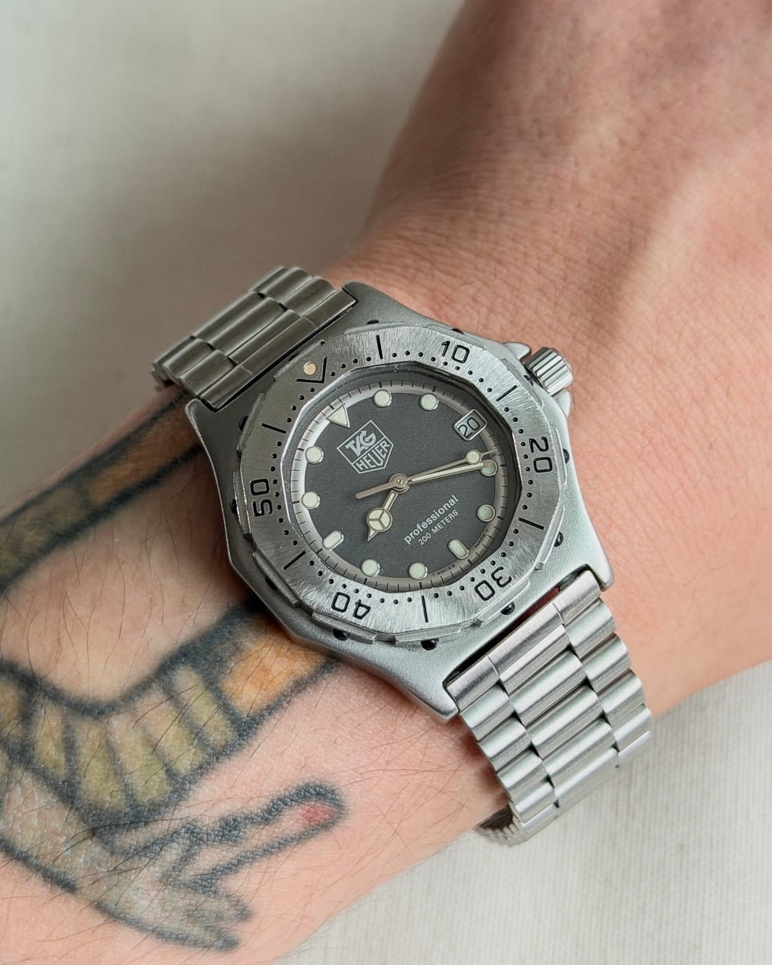 태그호이어3000 그레이 다이얼 36mm 상품이미지9