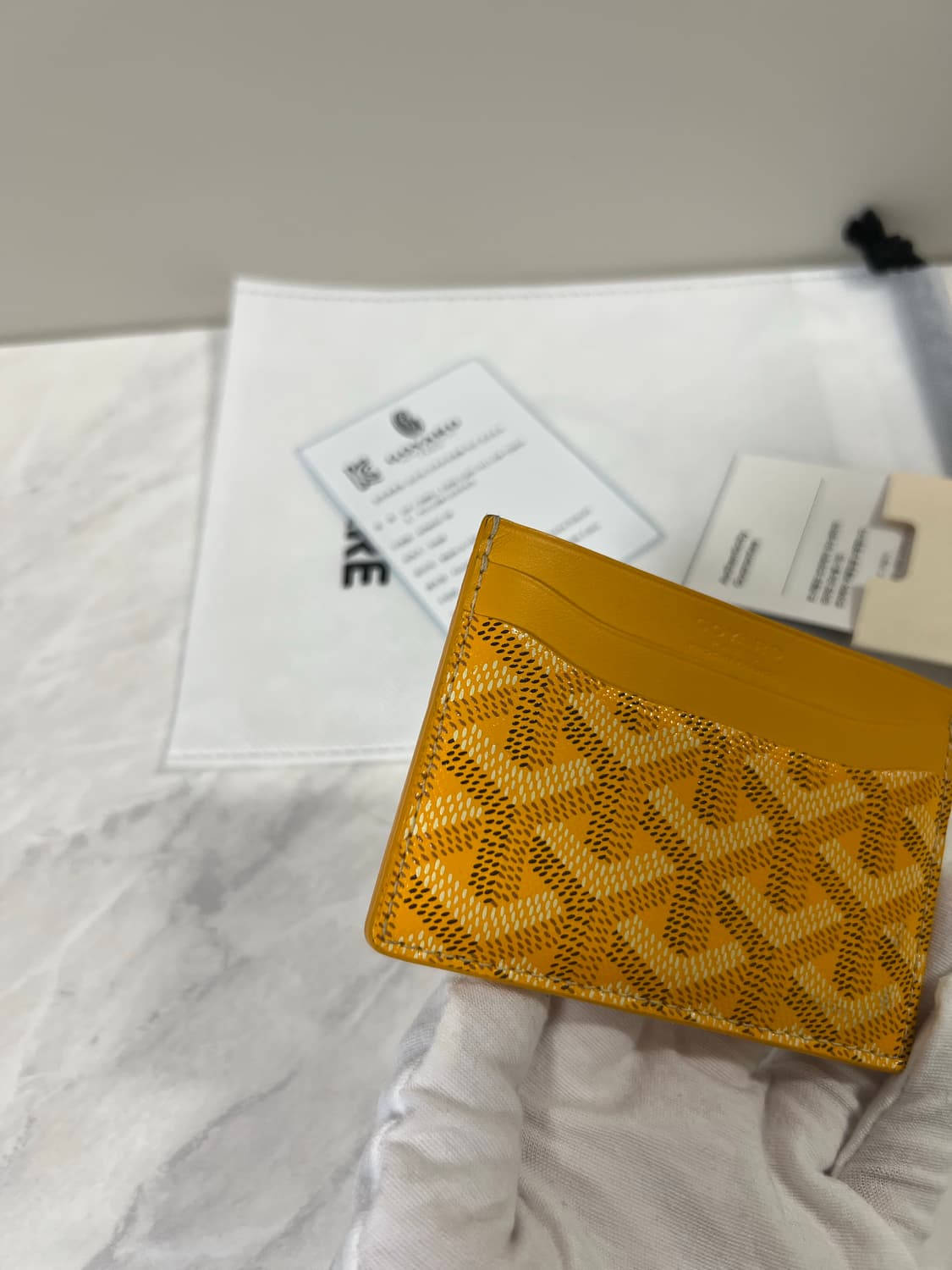 고야드 생쉴피스 카드지갑 옐로우 상품이미지4