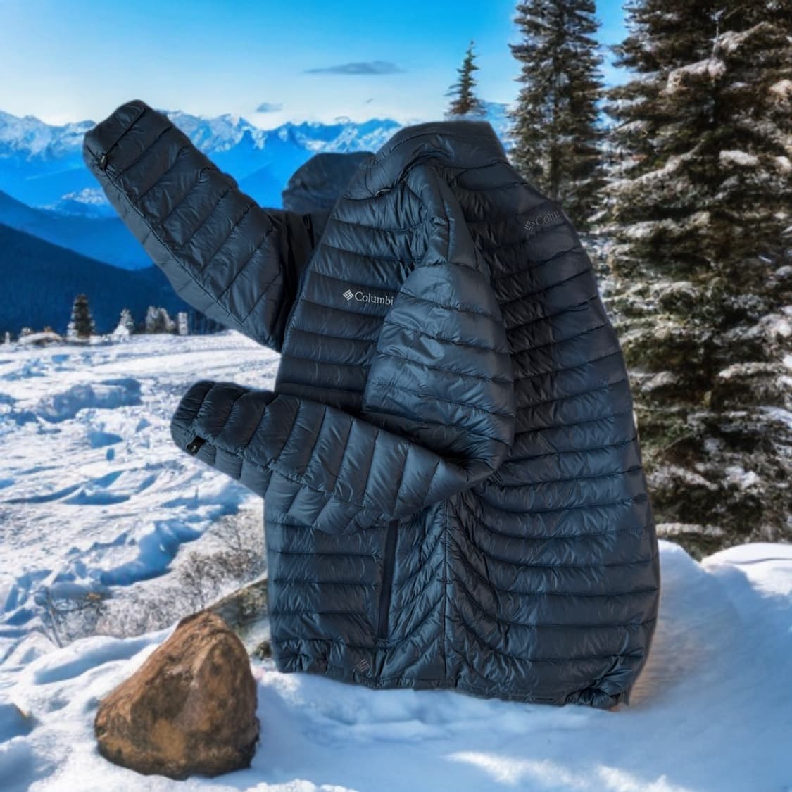 컬럼비아 센터로고 옴니히트 경량(XXL) 고프코어 상품이미지1