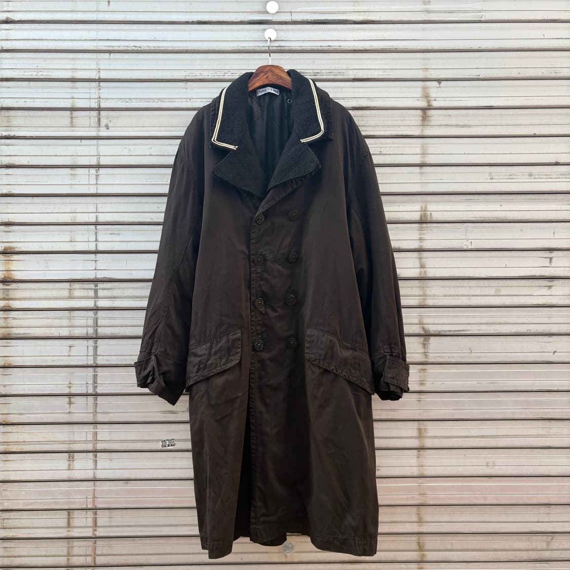 스톤아일랜드 “Raso Gommato” 라이너 트렌치 코트 상품이미지1
