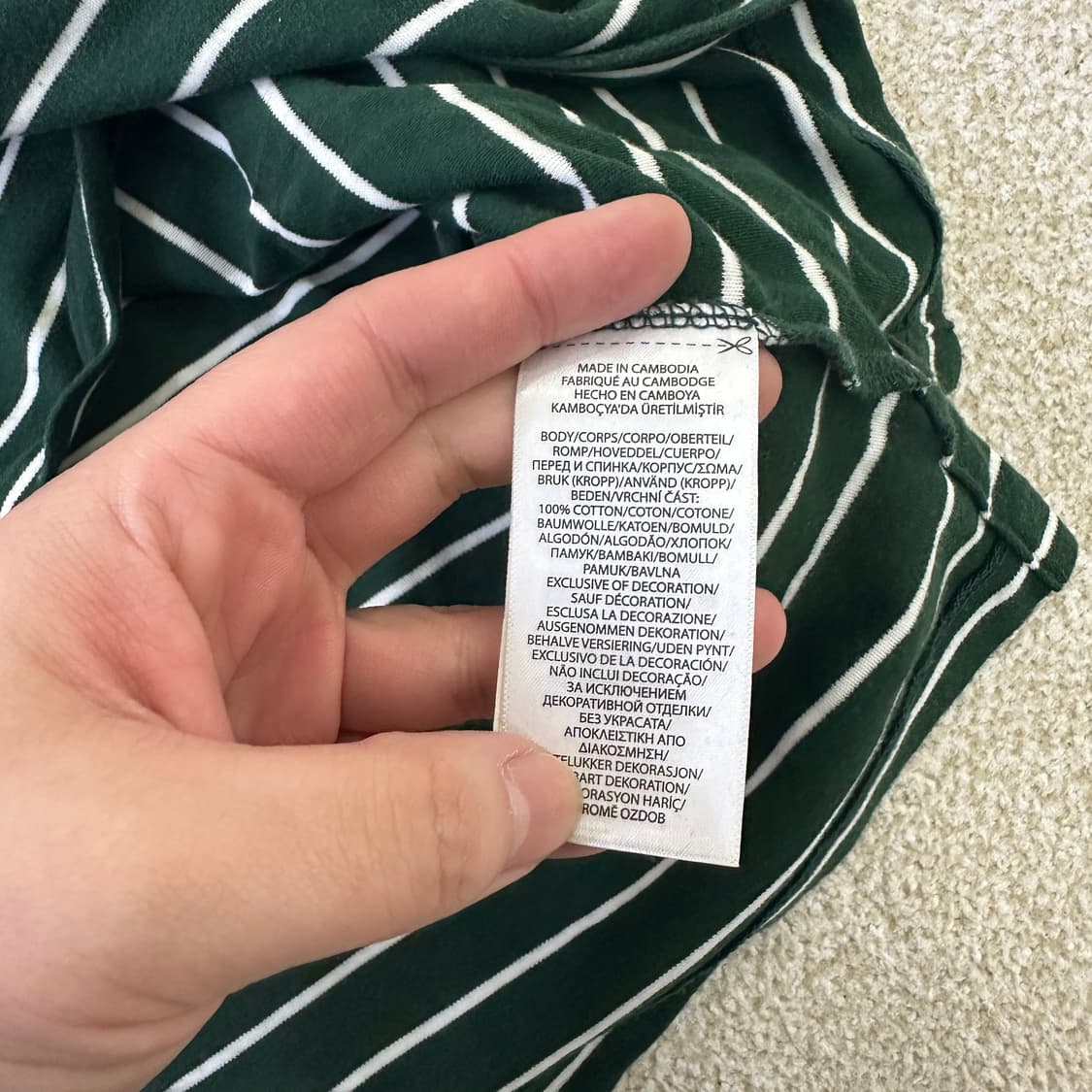 M 폴로랄프로렌 스트라이프 반팔 0319D 상품이미지3