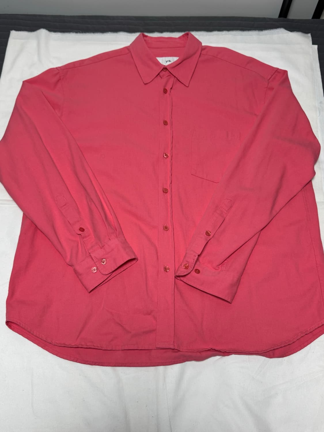 이얼즈어고 / 포이카 코튼 드릴 셔츠 레귤러핏 (코랄) / 2 상품이미지2