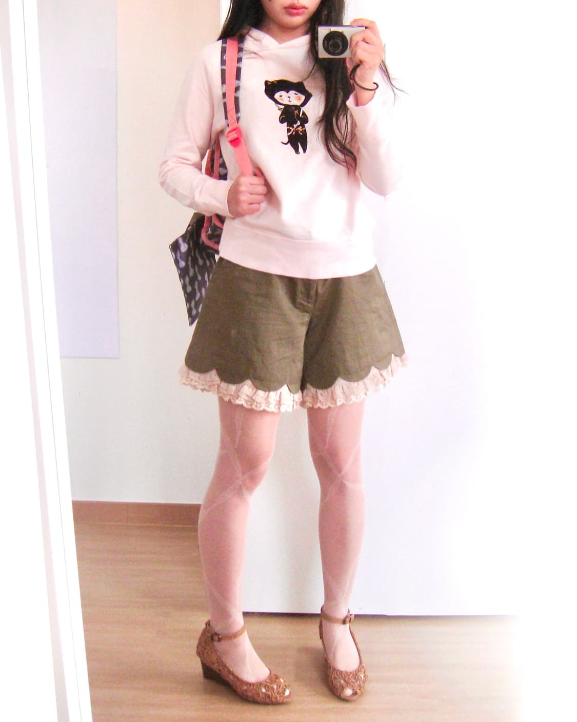 Japanese Designer 올리브 레이스 팬츠♥  상품이미지9