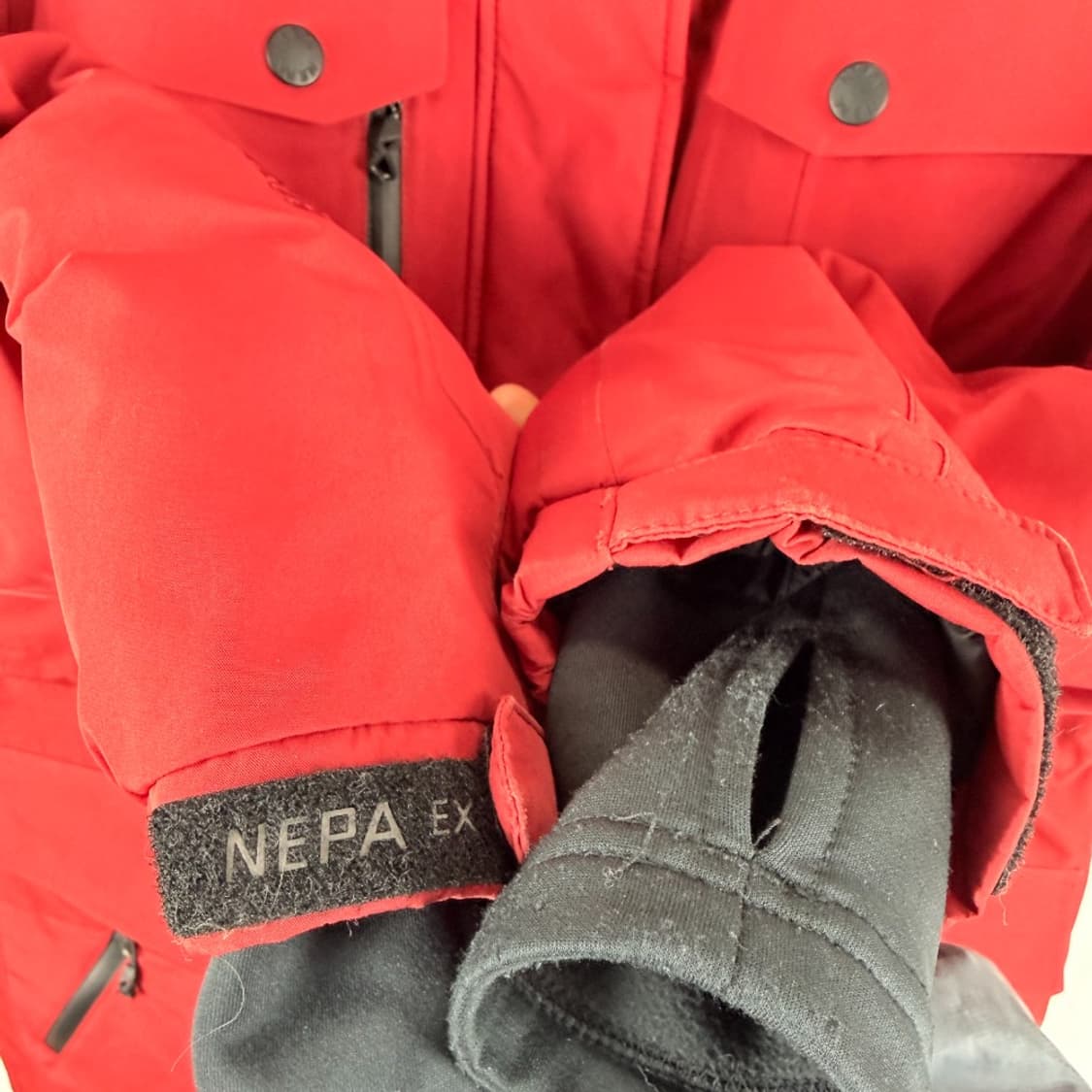 (S) 내파 우먼스 구스다운 패딩 레드 상품이미지7