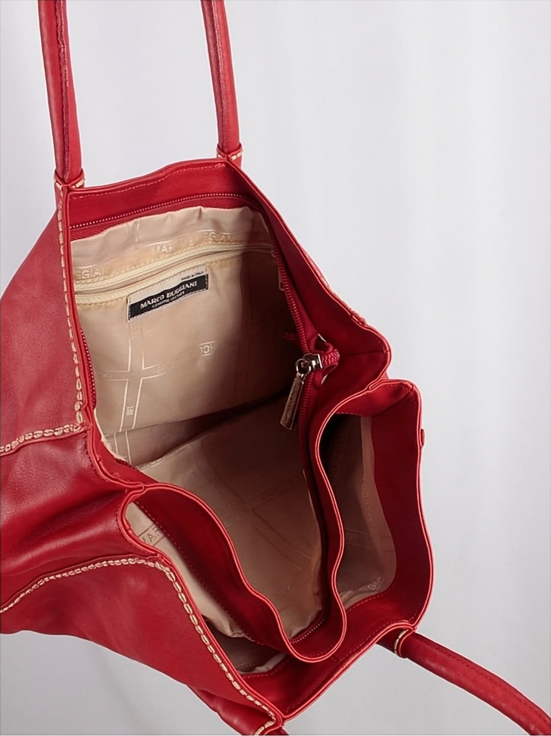 Marco Buggiani 마르코 부기아니 레드 가죽 가방 상품이미지3