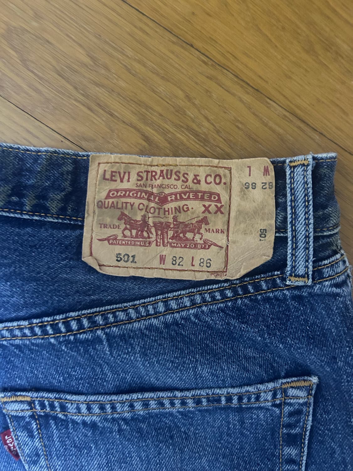 리바이스 501 데님팬츠 상품이미지5