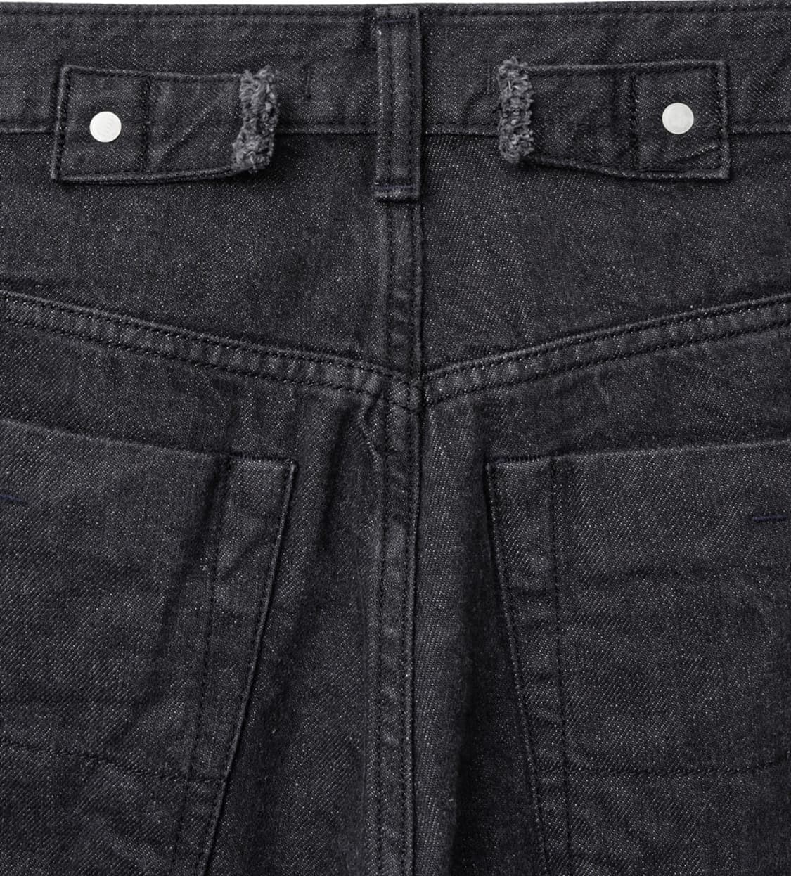 Regular selvedge jeans black (4) 상품이미지3