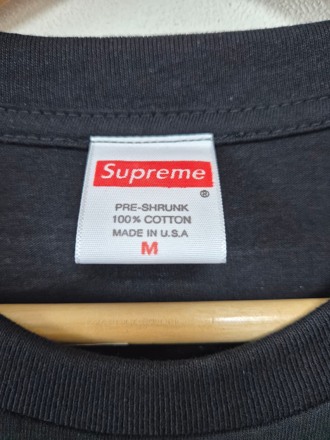 슈프림supreme 로고 티셔츠 M사이즈 - T48 상품이미지3