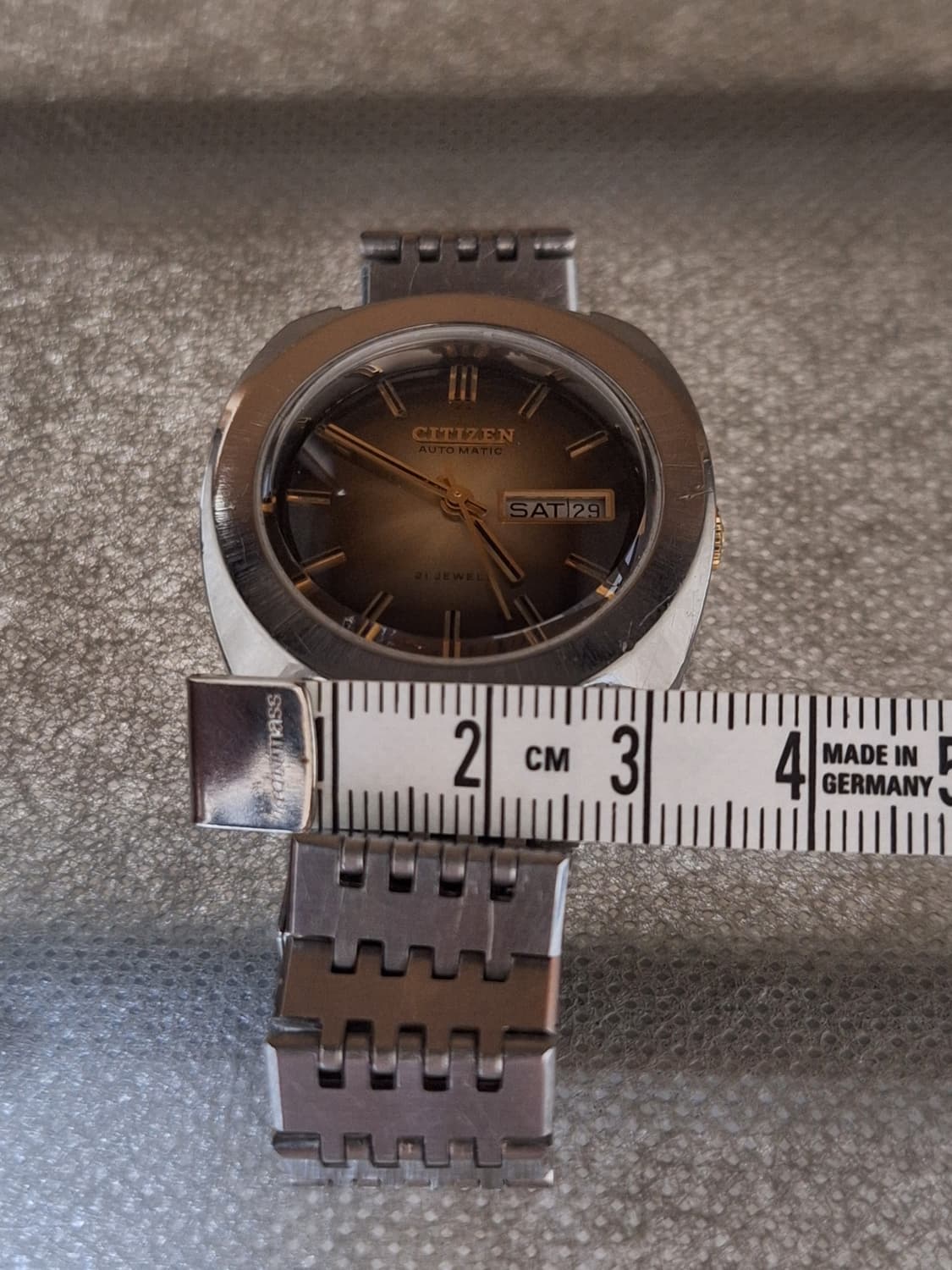 시티즌 빈티지 오토매틱 스퀘어드 시계 판매합니다 상품이미지5
