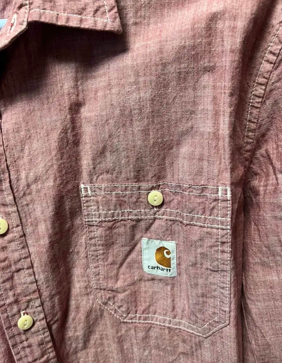 칼하트 인디핑크 긴팔셔츠 판매합니다 상품이미지3