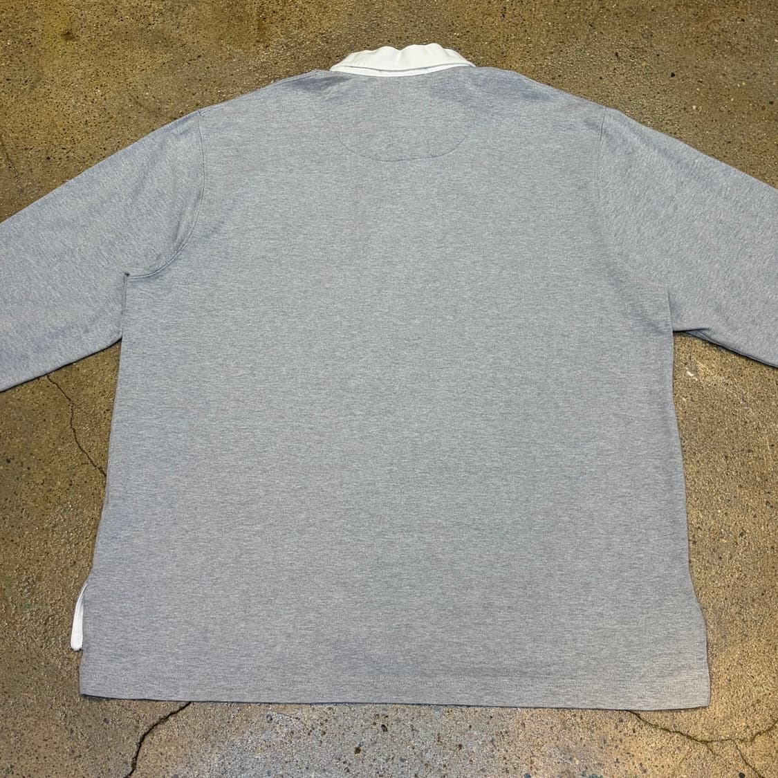 레어 90s 미국 빈티지 폴로랄프로렌 헤비코튼 럭비티 카라티 상품이미지7